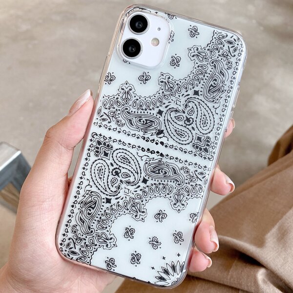 

Paisley Clear Phone Case