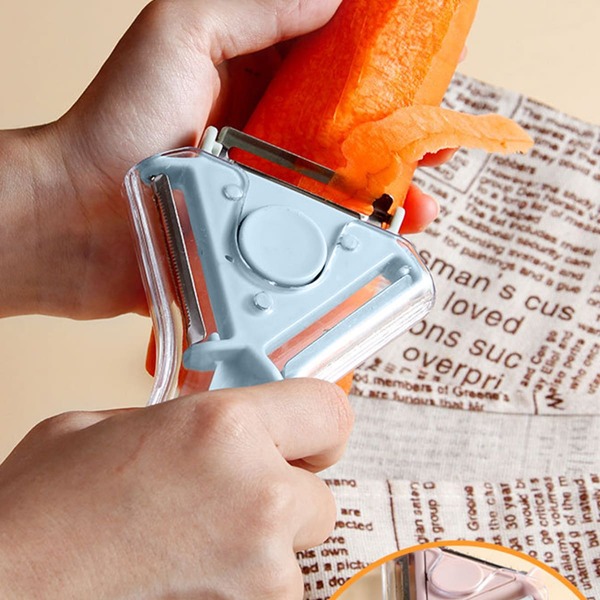 

1pc 3 In1 Peeler, Blue