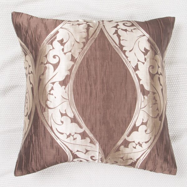 

Jacquard Pattern Cushion Cover Without Filler, Brown