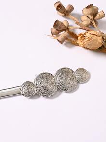 1pc Alloy Curtain Tieback - Silver - View 3