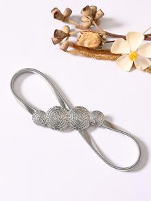 1pc Alloy Curtain Tieback - Silver - View 4