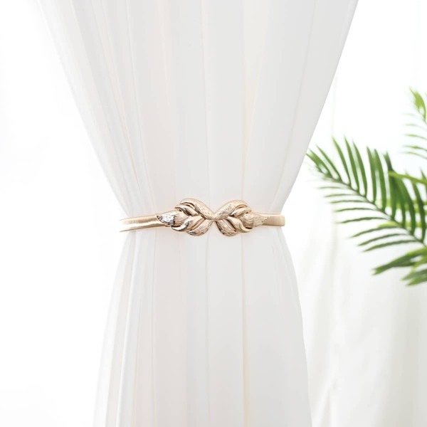 

1pc Alloy Curtain Tieback, Gold