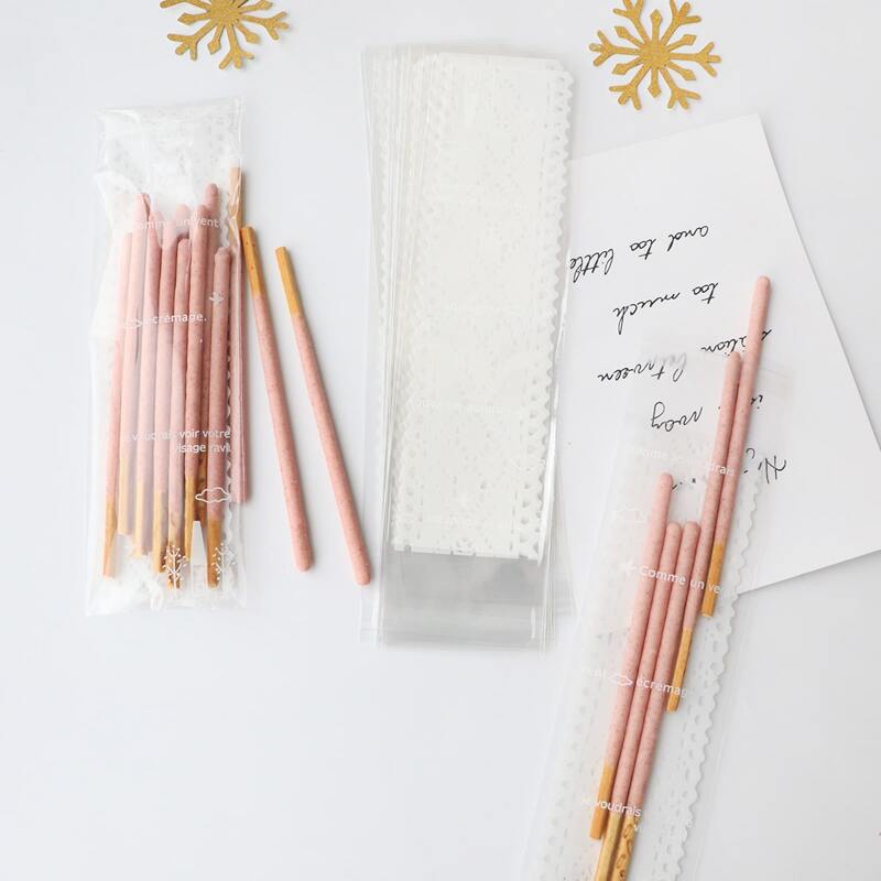 

100pcs Clear Biscuit Bag