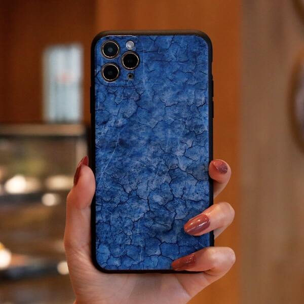

Dry Cracked Phone Case, Royal blue