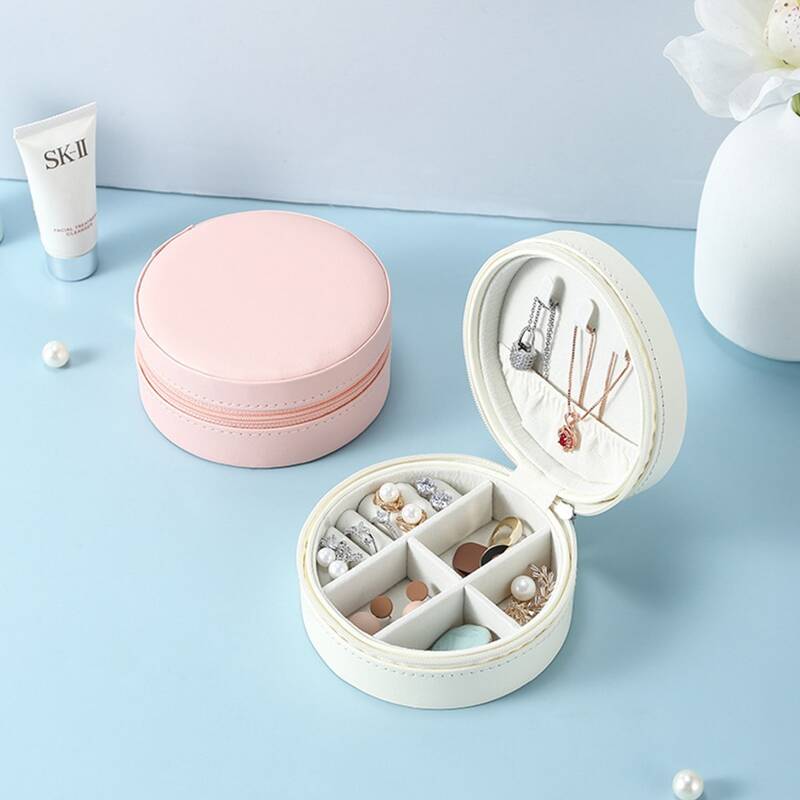 

1pc Portable Random Jewelry Storage Box, Multicolor