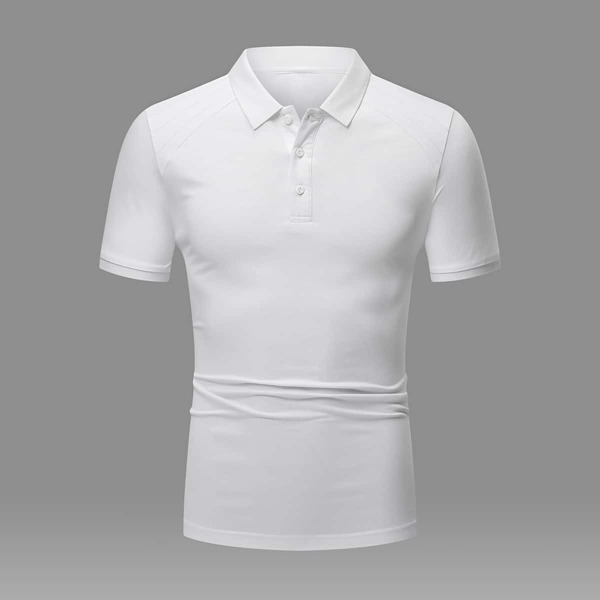

Men Solid Polo Shirt, White
