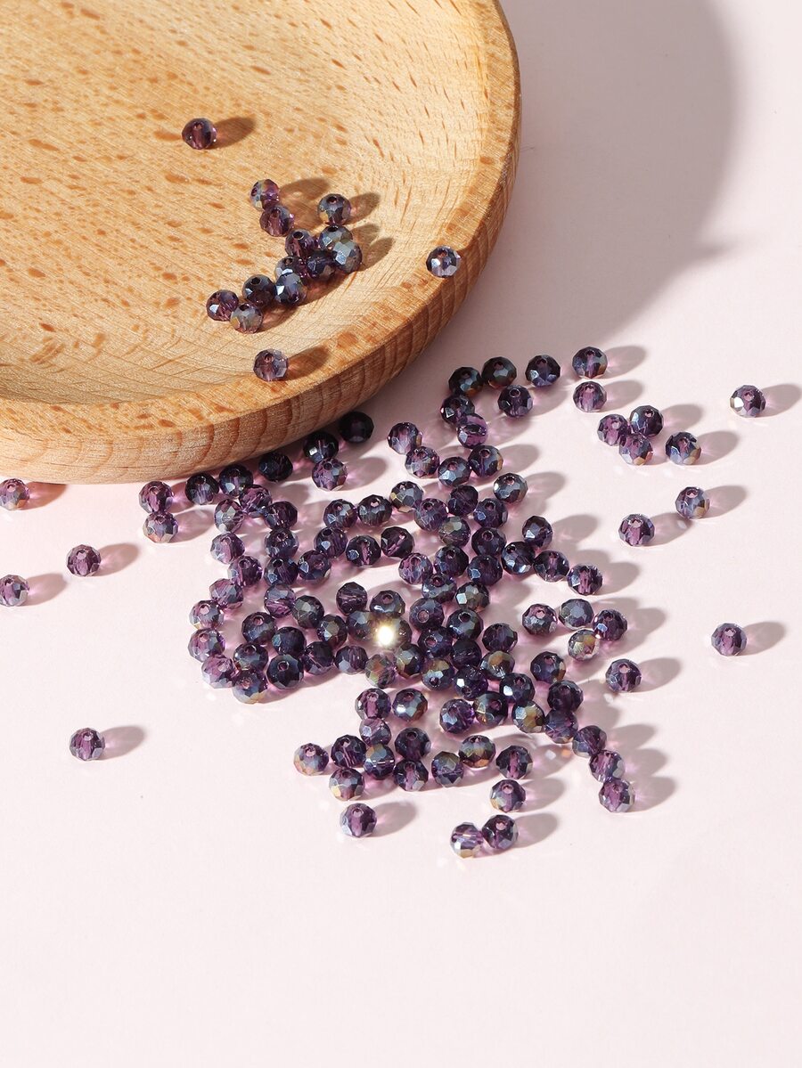 Accesorio de joya DIY con cuenta 4MM - Morado - Ver 1