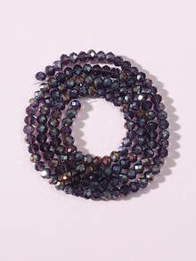 Accesorio de joya DIY con cuenta 4MM - Morado - Ver 3