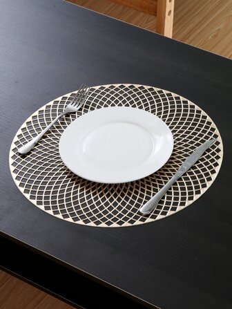 圓形鏤空防滑餐墊