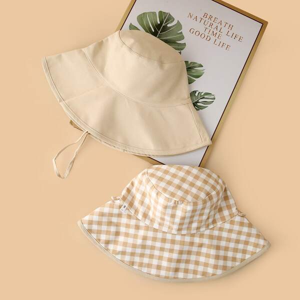 

Reversible Bucket Hat, Beige