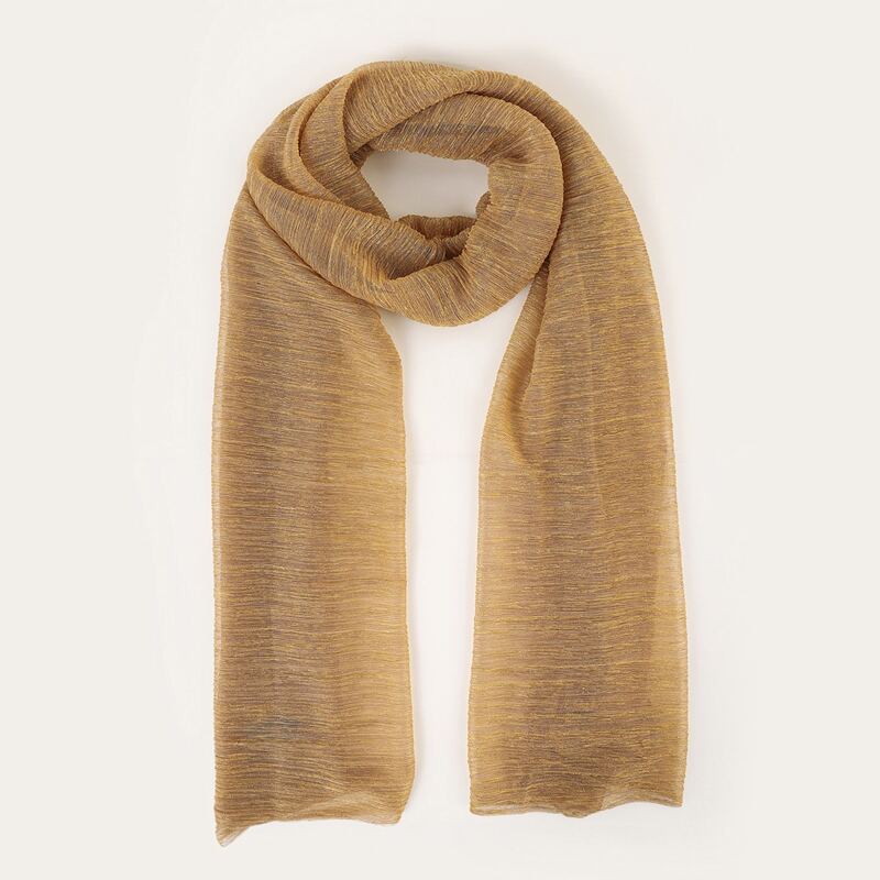 

1pc Simple Scarf, Camel