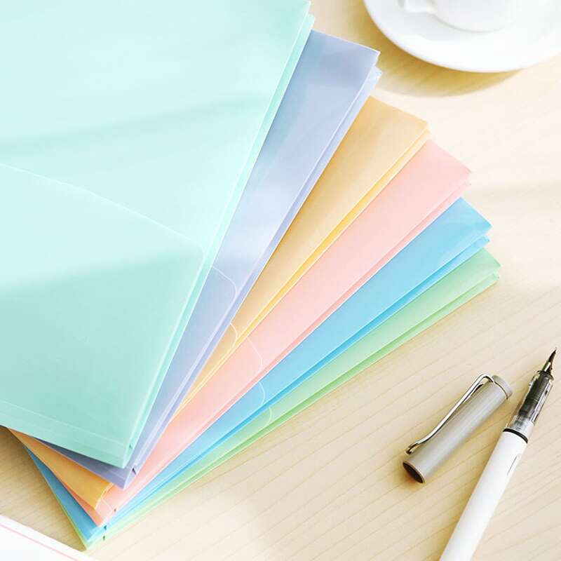 

1pc Random File Pocket, Multicolor