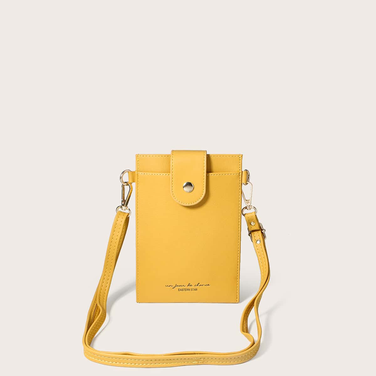 

Letter Crossbody Phone Bag, Yellow