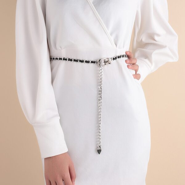 

Simple Chain Belt, Silver