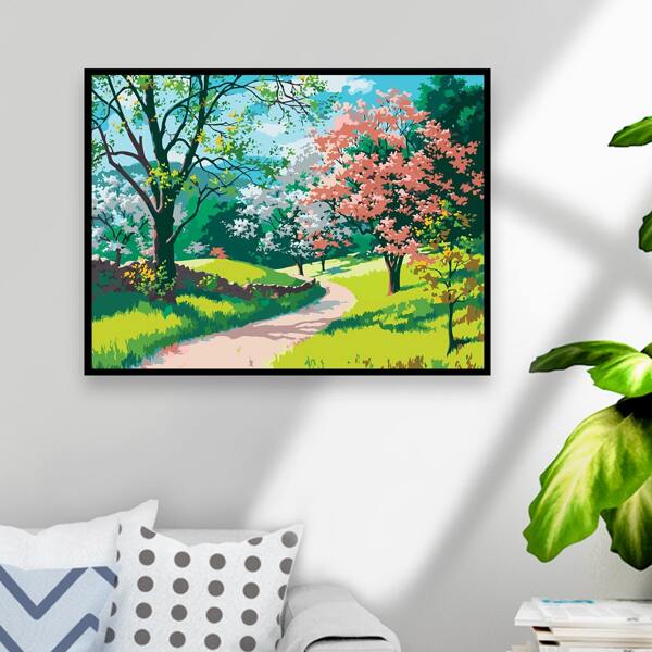 

Scenery Pattern Diamond Painting Without Frame, Multicolor