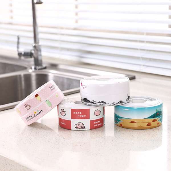

1pc Random Gap Waterproof Sticker, Multicolor