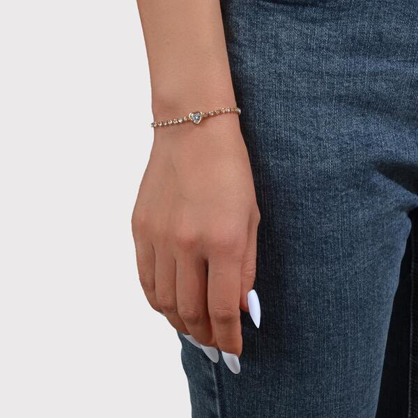 

Rhinestone Detail Bracelet, Gold