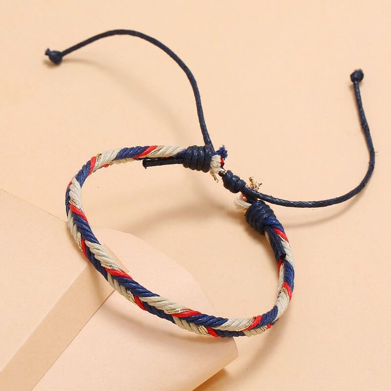 

Colorful Braided Bracelet, Multicolor