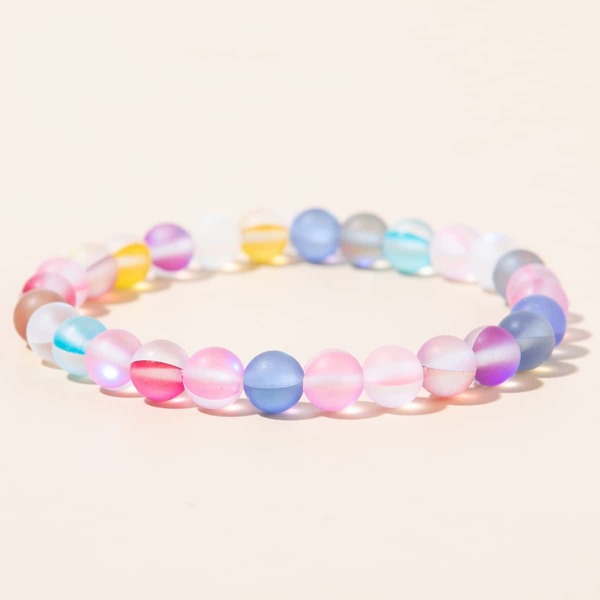 

Colorblock Beaded Bracelet, Multicolor