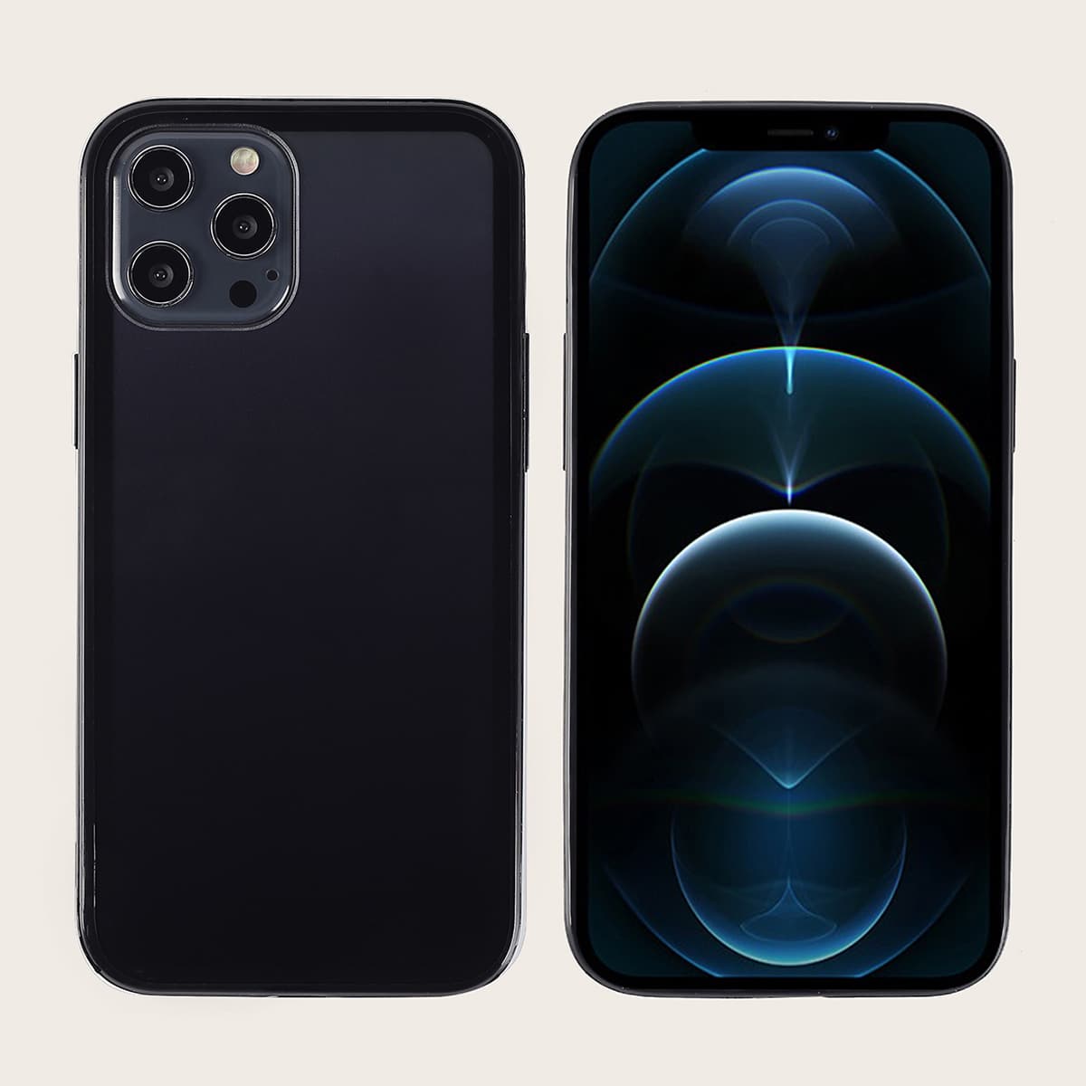 

Simple Solid Phone Case, Black