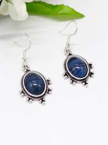 樹脂裝飾耳墜 - 藍色 - 查看 5