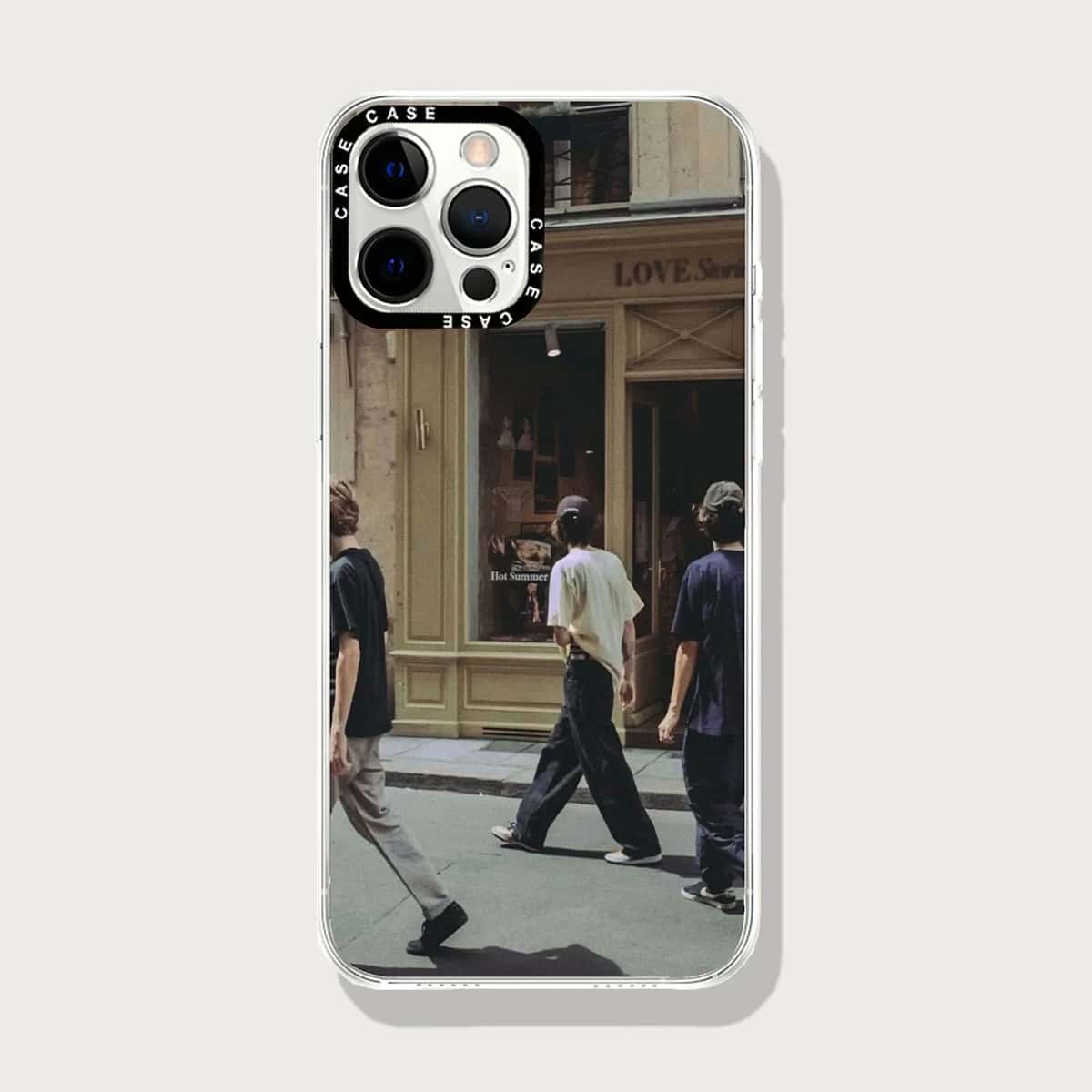 

Figure Print Phone Case, Multicolor