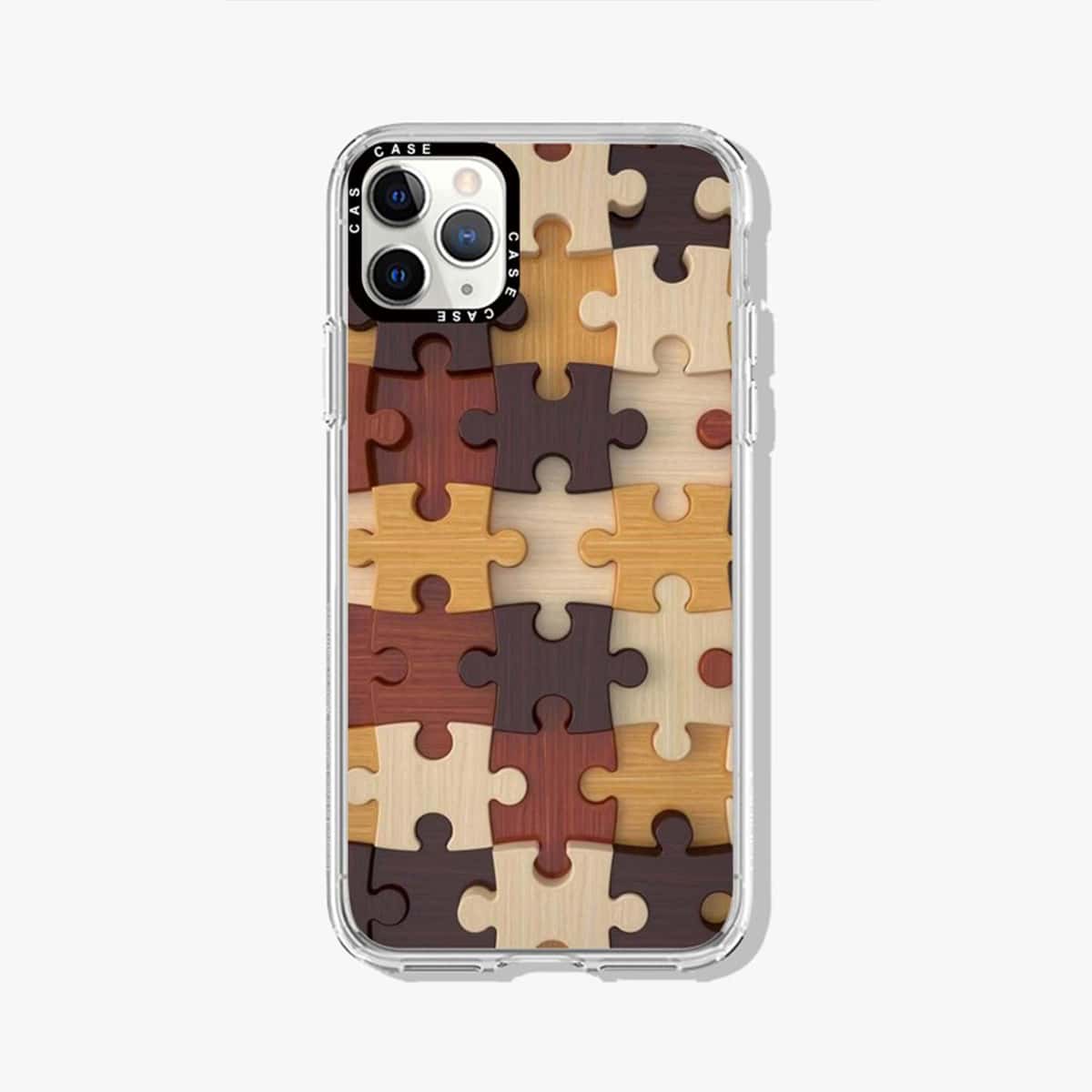 

Jigsaw Print Phone Case, Multicolor