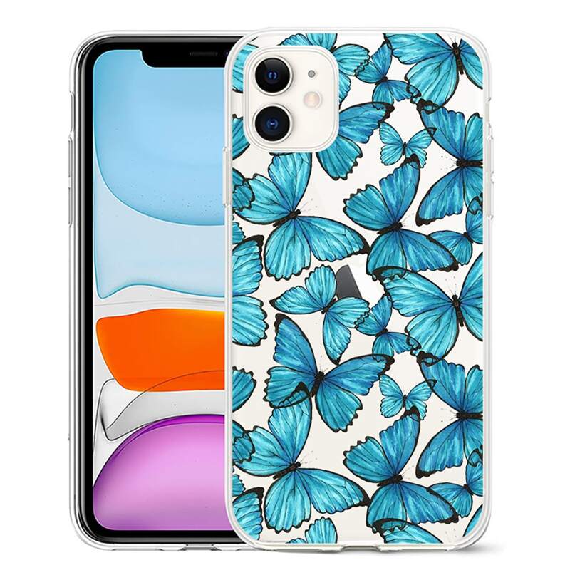 

Butterfly Print Phone Case, Multicolor