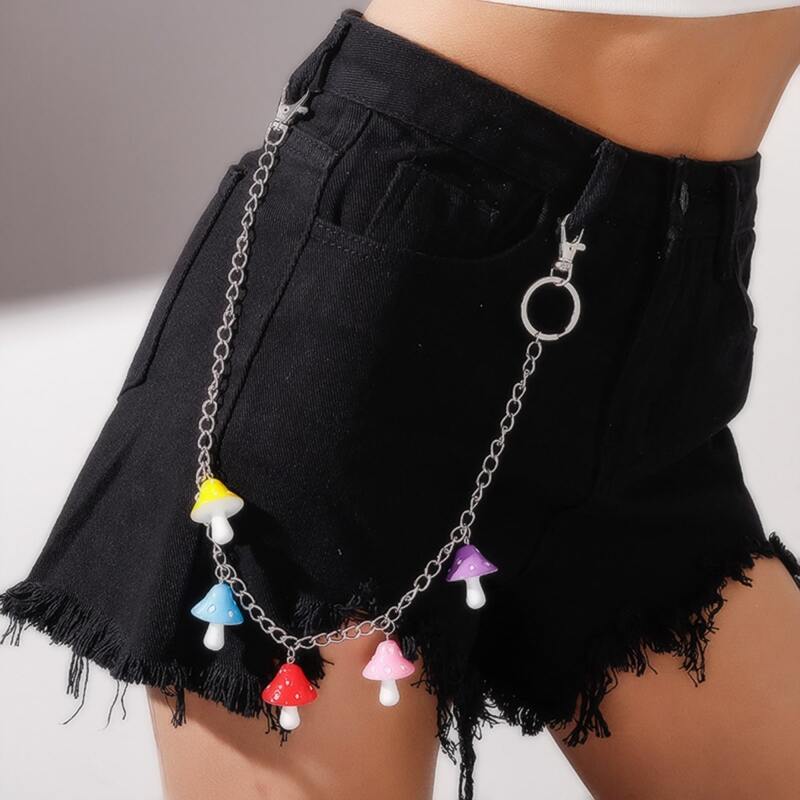 

Mushroom Pants Chain, Silver