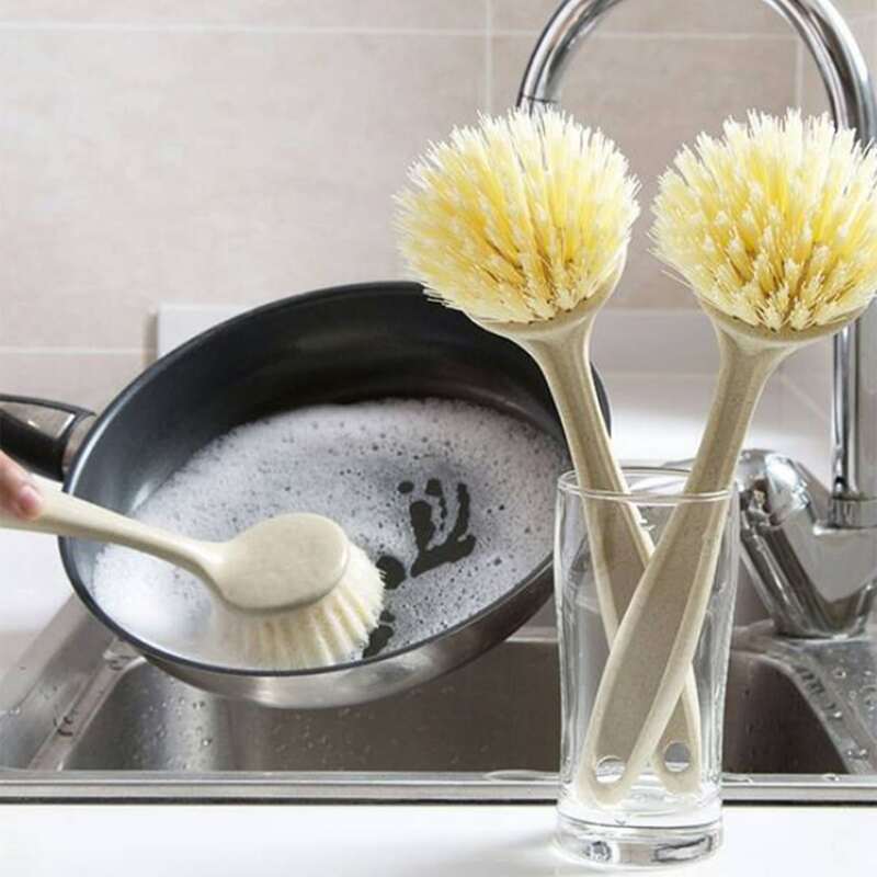 

1pc Long Handle Cleaning Brush, Multicolor