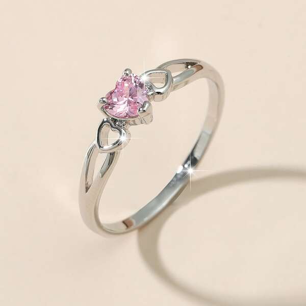 

Zircon Decor Ring, Silver