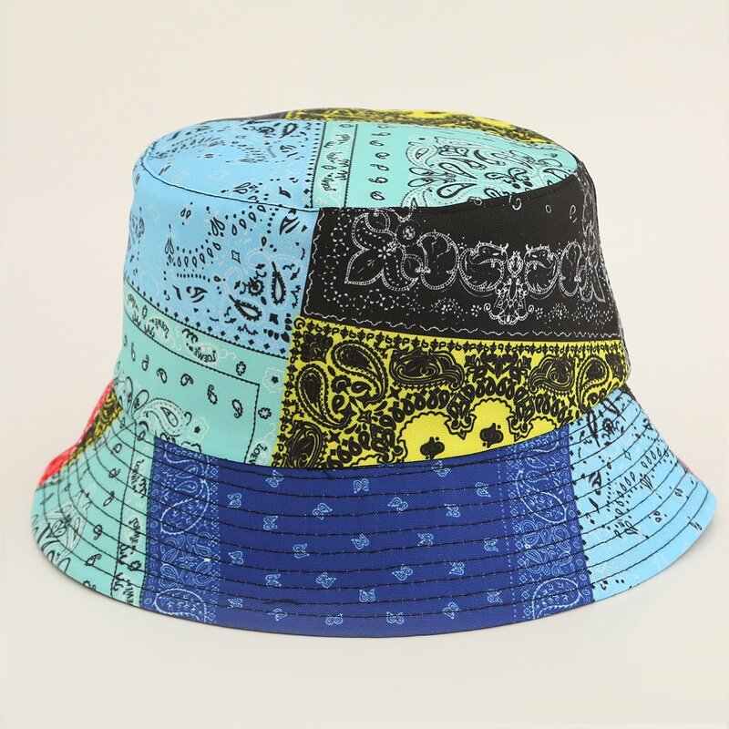 

Tribal Print Bucket Hat, Multicolor