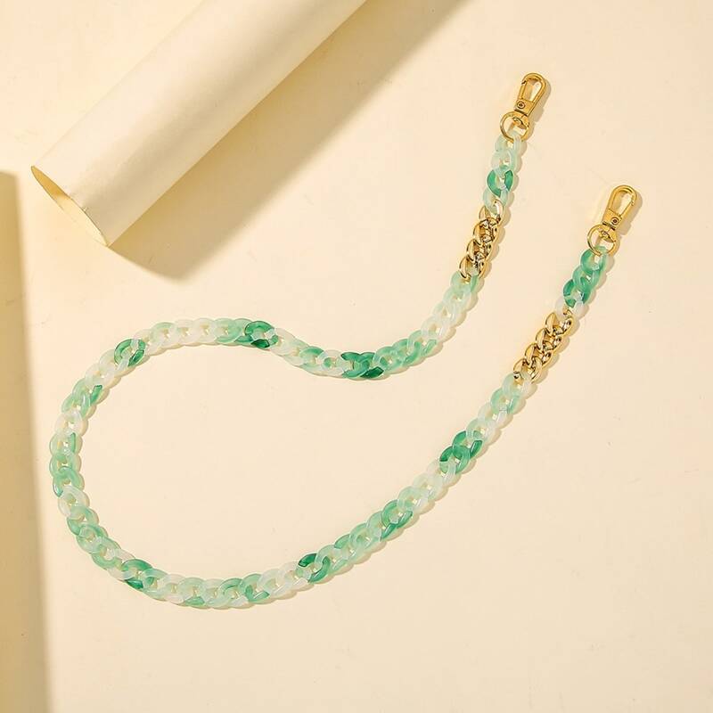 

Ombre Face Cover Chain, Lime green