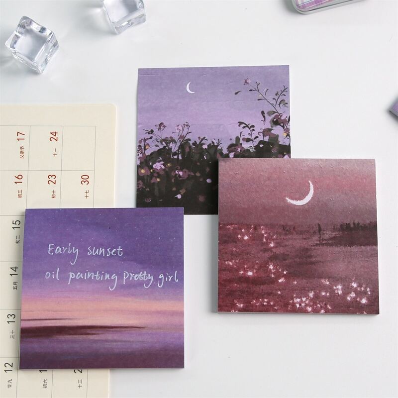 

3pack 90pcs Scenery DIY Material Paper, Multicolor