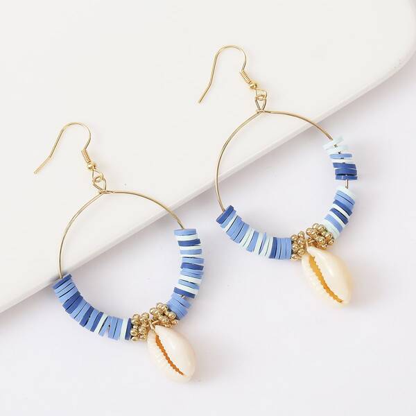 

Shell Decor Drop Earrings, Multicolor