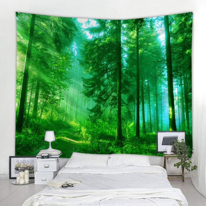 

Forest Pattern Tapestry, Green