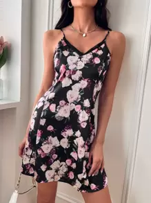 Aveloria Boho Bloemen Jurk Contract kant