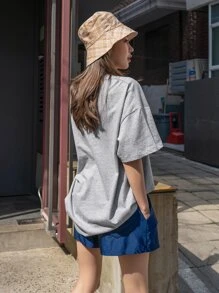 DAZY Áo thun Đồ họa Giải trí - Xám - Xem 2