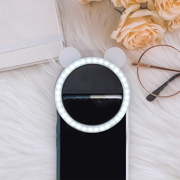 

3D Ear Clip-on Phone Fill Light, Black