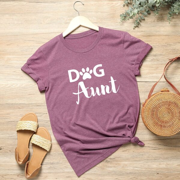 

Plus Paw & Letter Graphic Tee, Purple