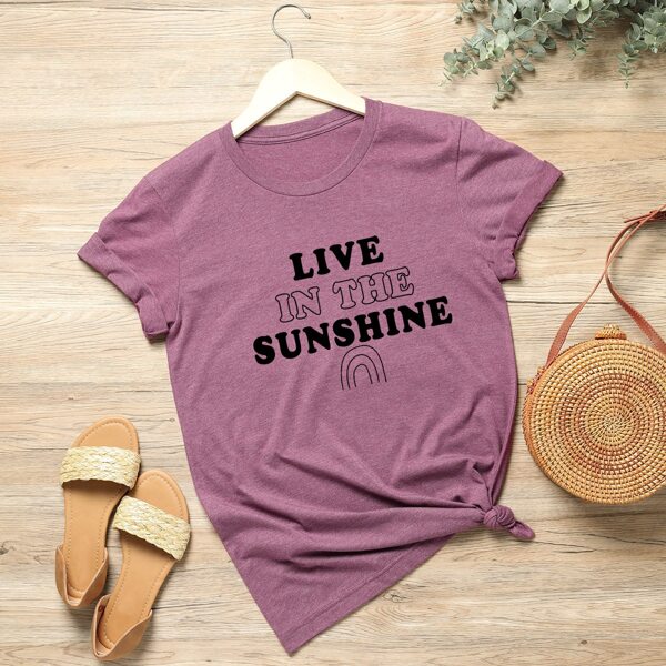 

Plus Slogan Graphic Tee, Purple
