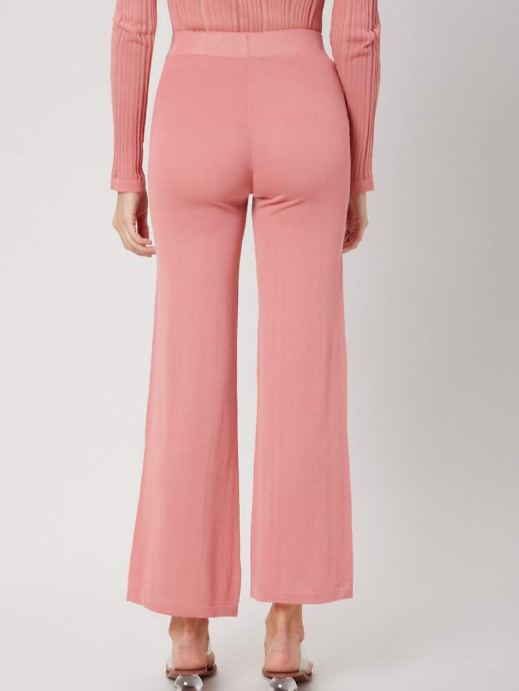 Viscose Wide Leg Knit Pants