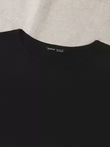 SHEIN 3 Packs Women Daily Solid Tee - Multicolor - View 4