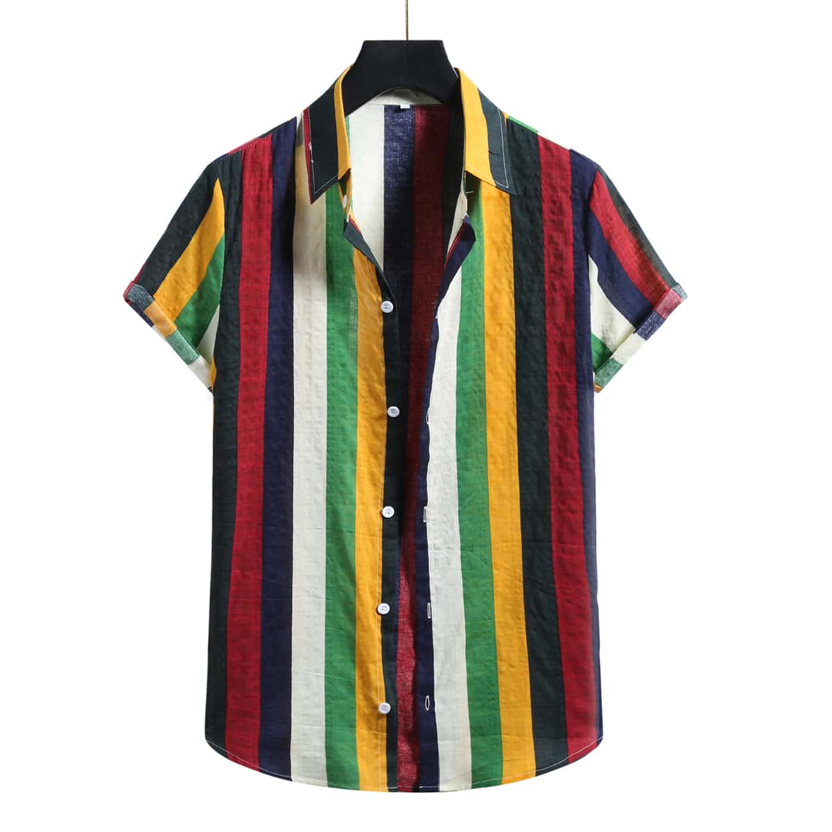 

Guys Striped Button Front Shirt, Multicolor