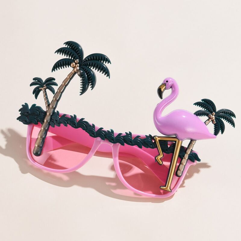 

Flamingo & Coconut Tree Decor Sunglasses