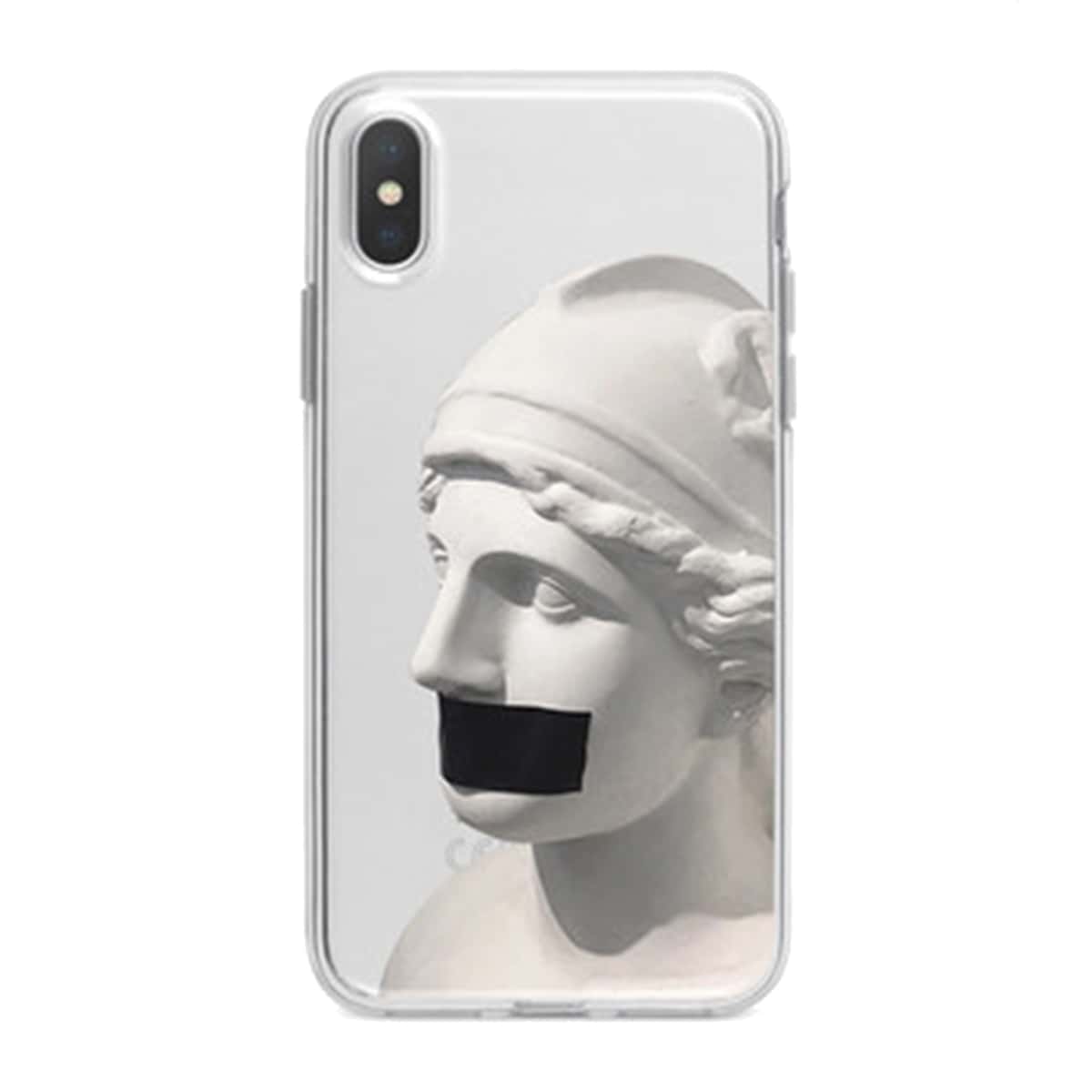 

Sculpture Graphic Phone Case, Clear