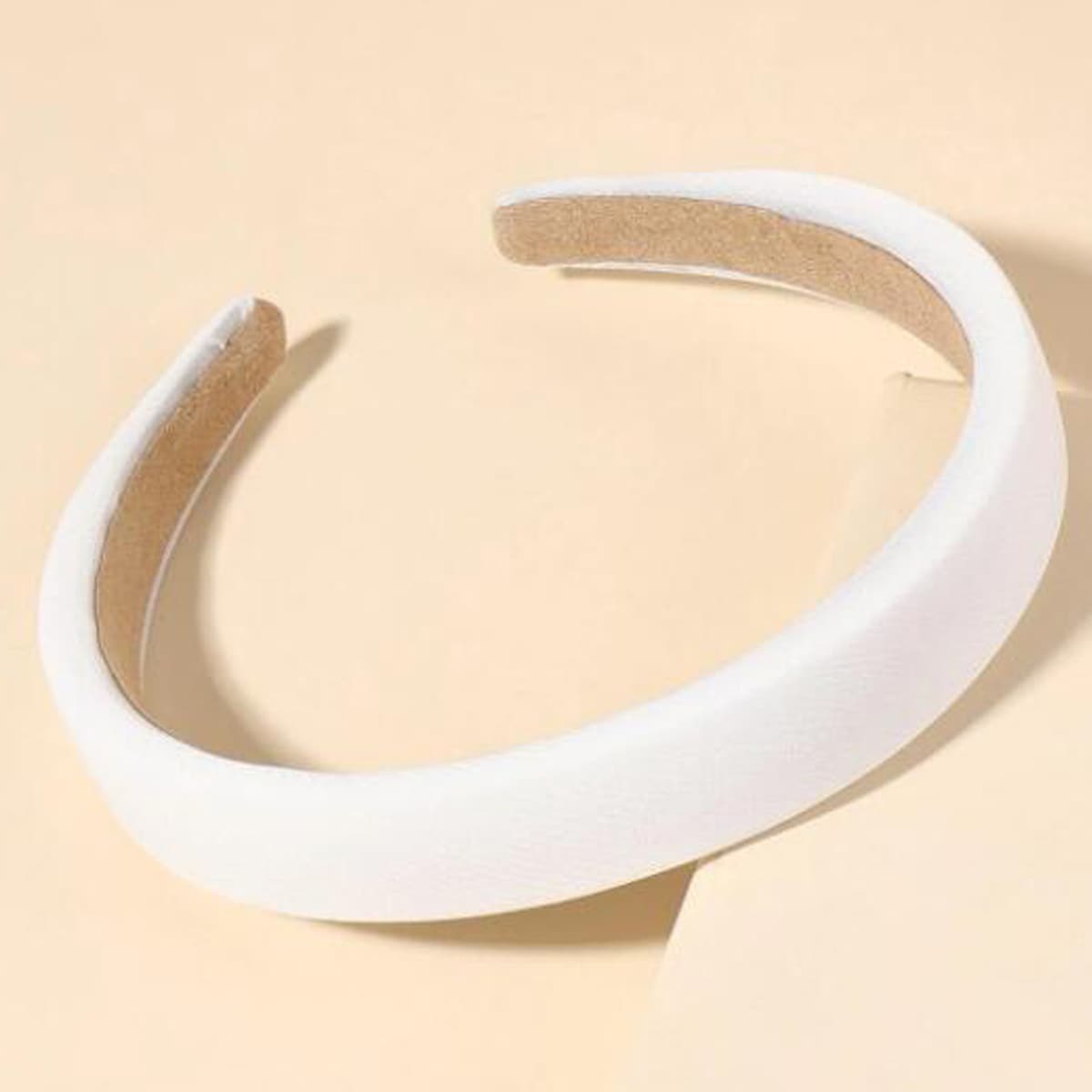 

1pc Solid Headband, White