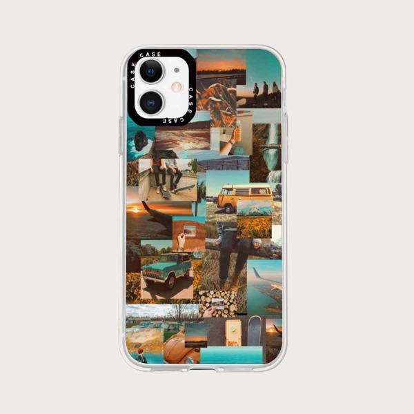 

Landscape Print Phone Case, Multicolor