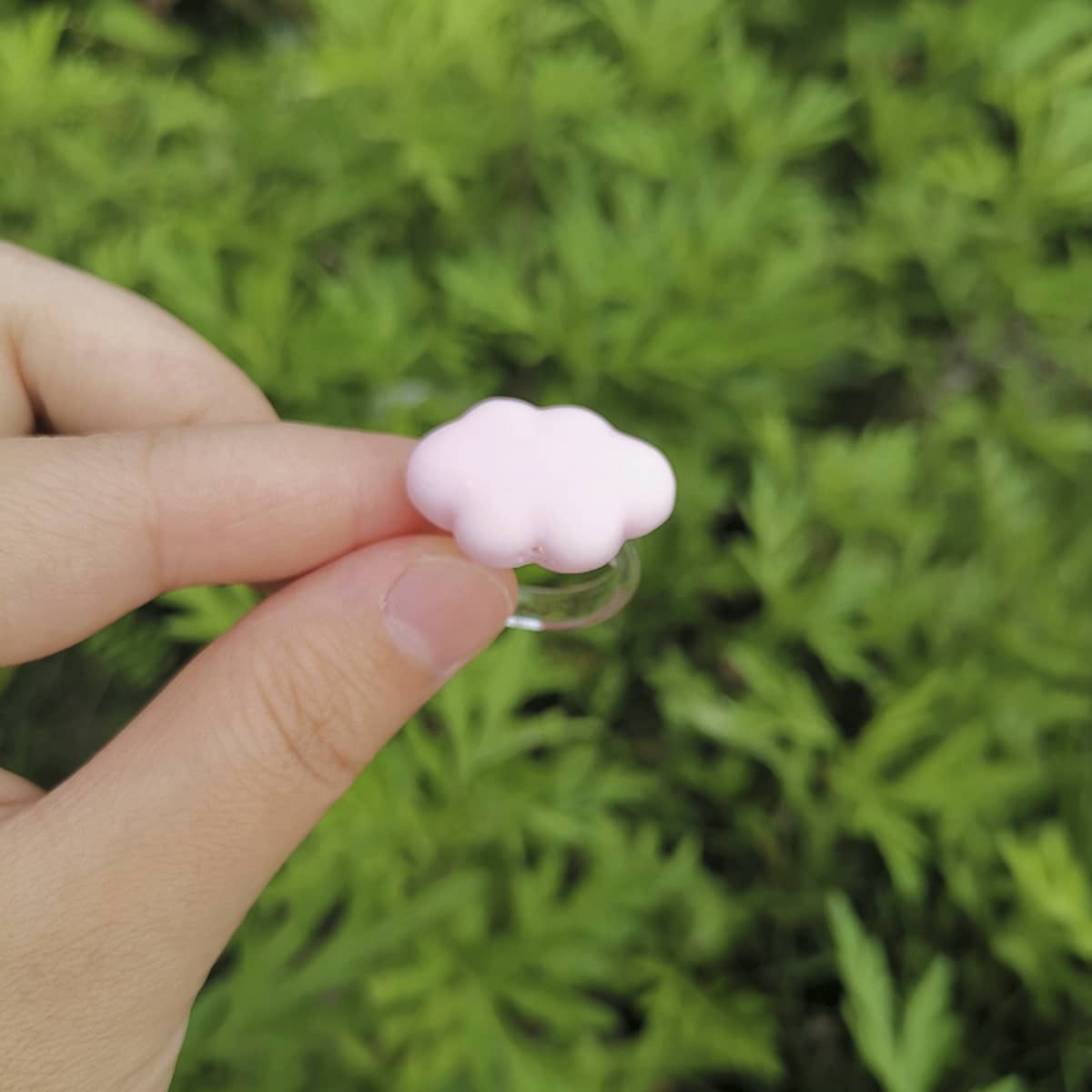

1pc Cloud Ring, Pink
