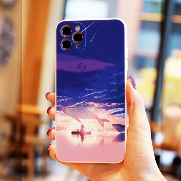 

Whale Print Phone Case, Multicolor